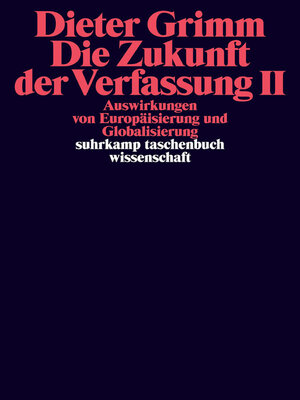 cover image of Die Zukunft der Verfassung II